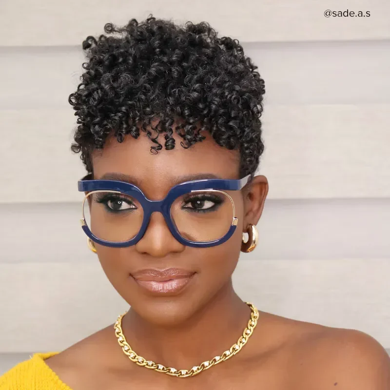 Carmine Dark-Blue Glasses 6