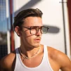 Unicorn Black-Gold Glasses 6