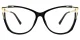 Bessie Black glasses 0