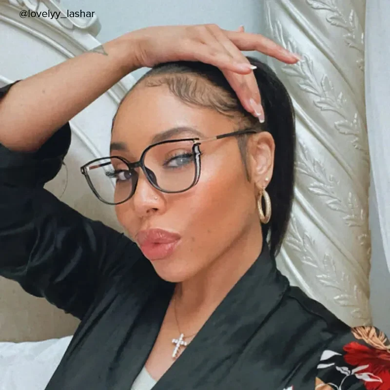 Fredia Black Glasses 8