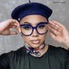 Carmine Dark-Blue Glasses 9