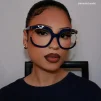 Carmine Dark-Blue Glasses 11