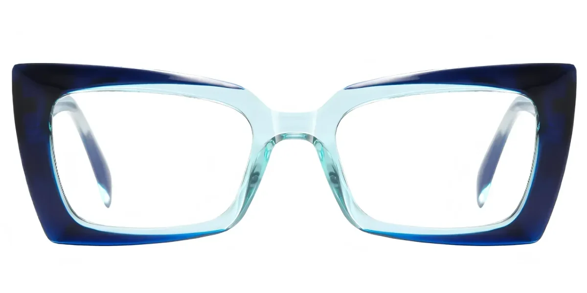 PF2164 Blue-Cyan Glasses 0