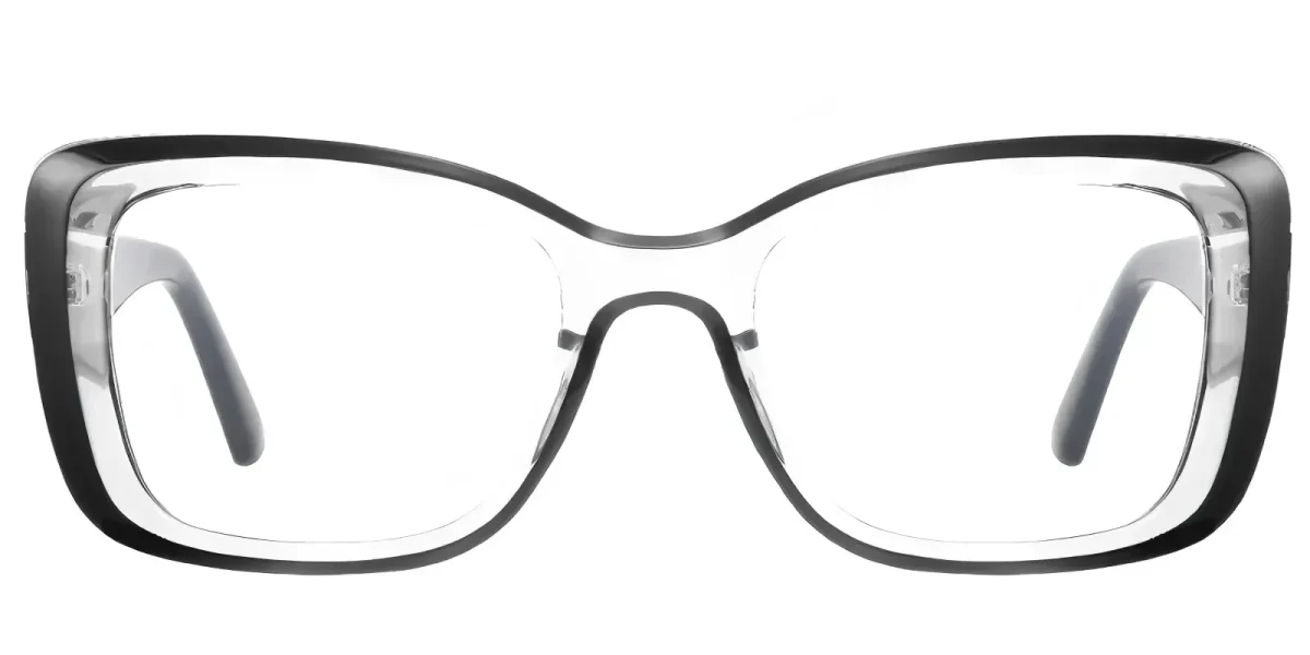 PF2147 Transparent-Black Glasses 0