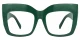 Retro Green glasses 2