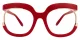 Carmine Red glasses 6