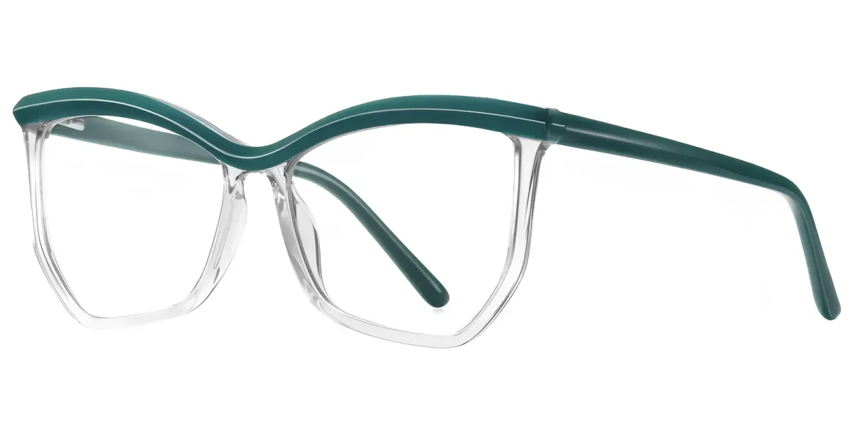 PF2161 Green-Transparent Glasses 1