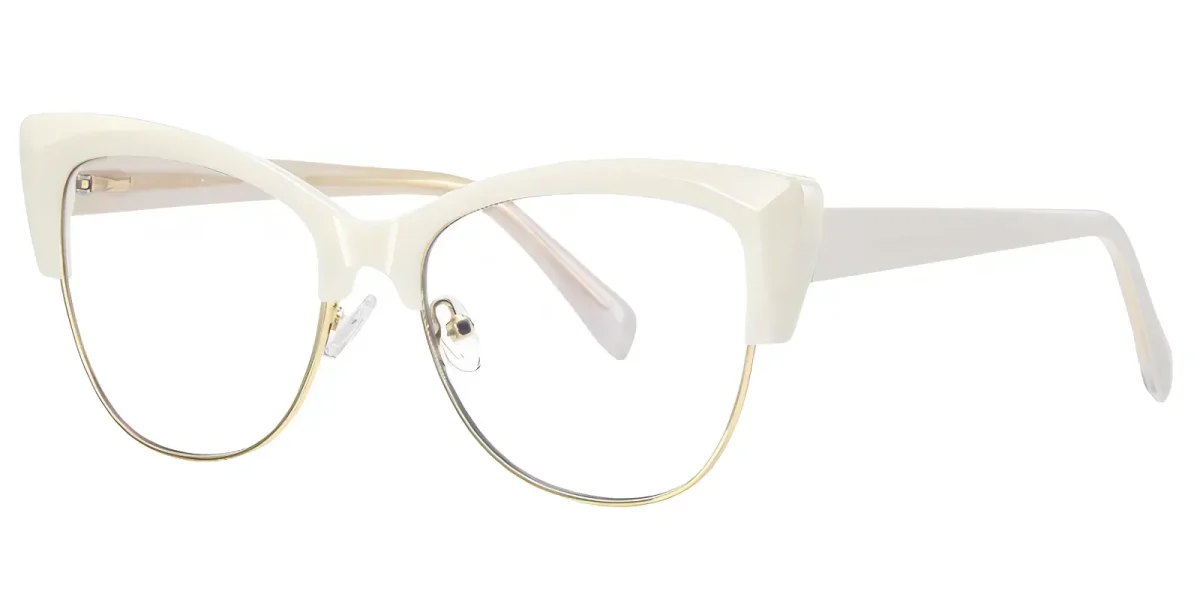 PF2181 White-Gold Glasses 1