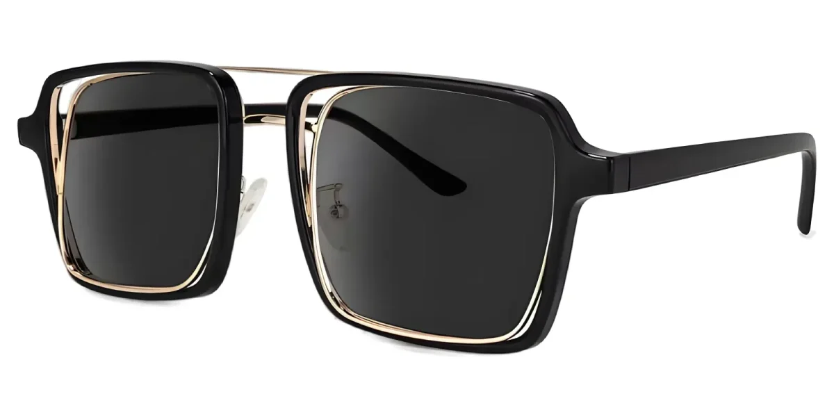 Unicorn Black-Gold-T Glasses 1