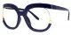 Carmine Dark-Blue Glasses 1