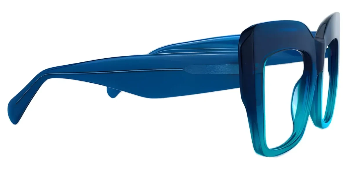 Norene Blue-Green Glasses 2