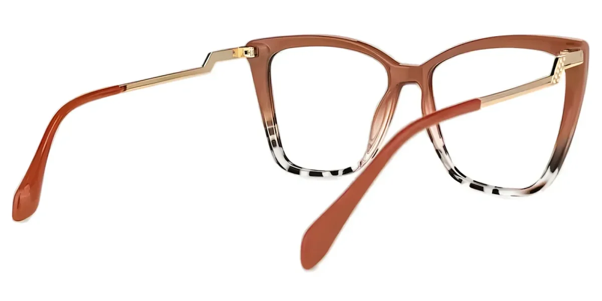 Portia Orange Glasses 3