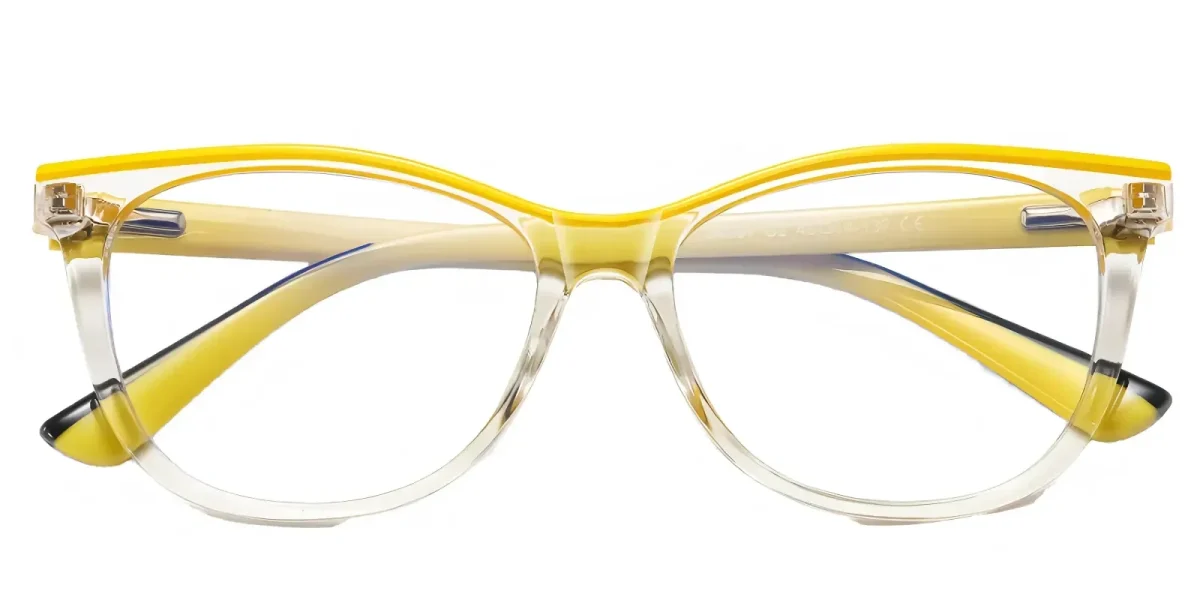 Lobo Transparent-Yellow Glasses 0