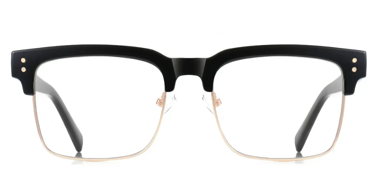 PF2205 Black-Gold Glasses 0