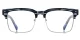 PF2205 Blue Floral-Silver Glasses 0