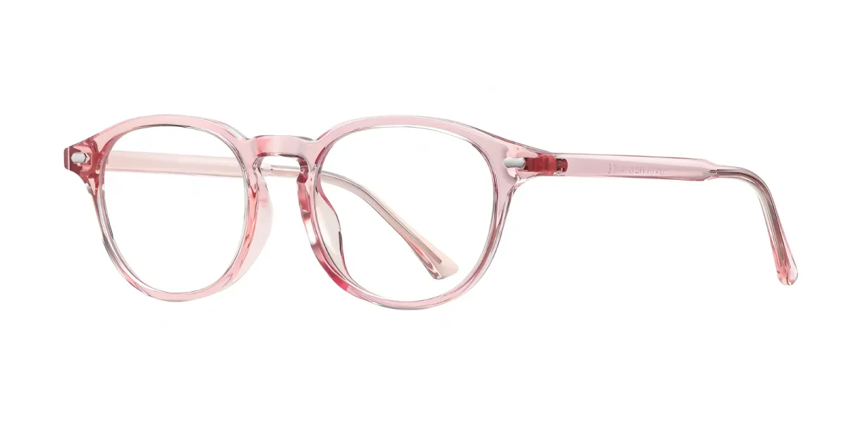 PF5004 Transparent-Pink Glasses 1