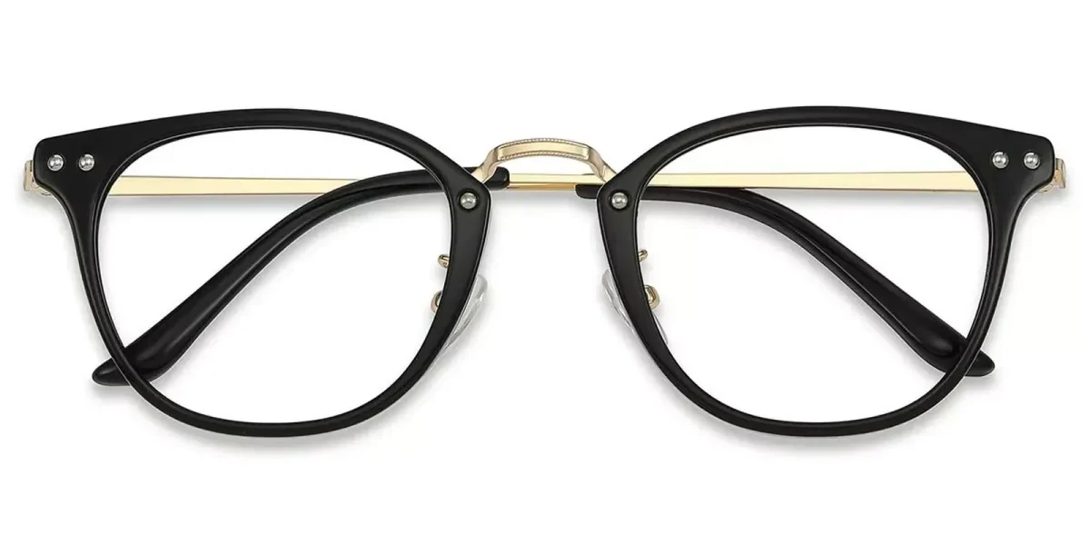XY8035 Black, Gold Glasses 0
