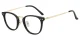 XY8035 Black, Gold Glasses 1