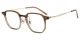 XY8036 Brown, Clear Glasses 1