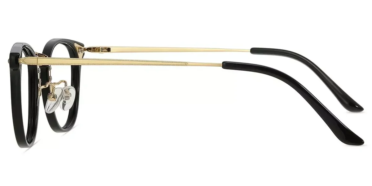 XY8035 Black, Gold Glasses 3